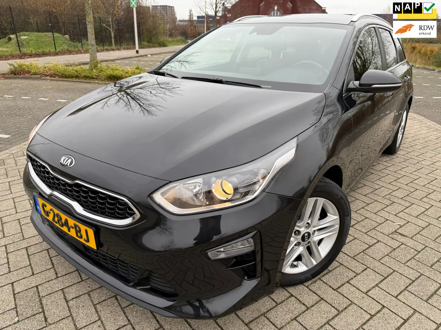 Kia Ceed SW / cee'd SW Sportswagon 1.0 T-GDi *STOEL-STUUR VERWARMING*1EIG Negru - 1