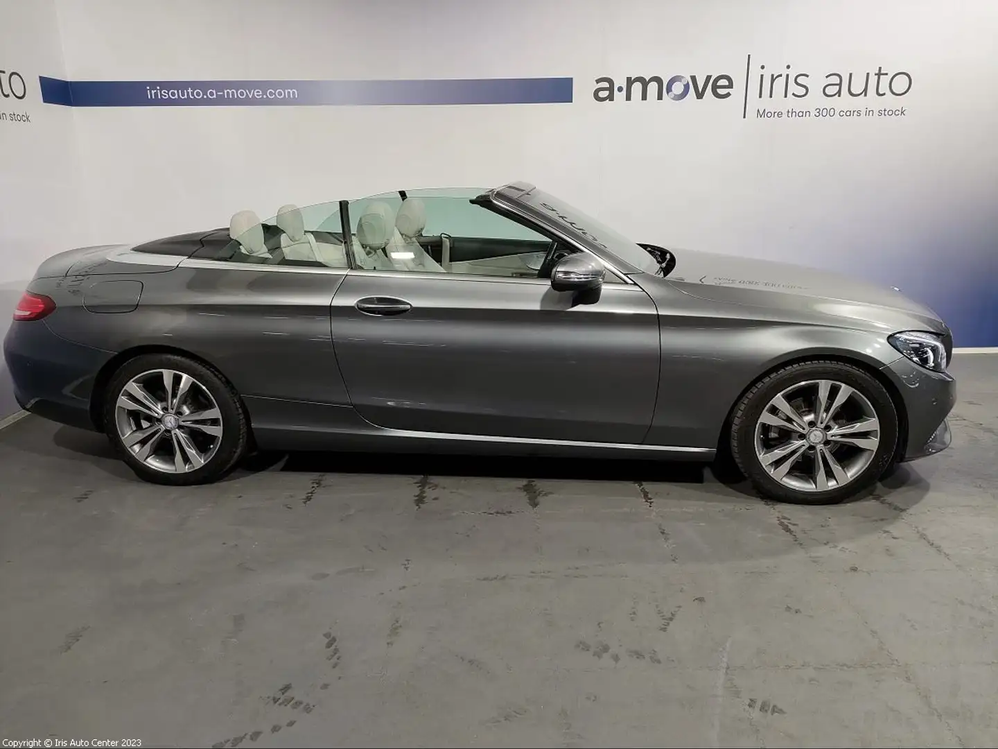 Mercedes-Benz C 220 220CDI | CABRIOLET | CLIM| NAV | 21.066€ NETTO Gris - 2