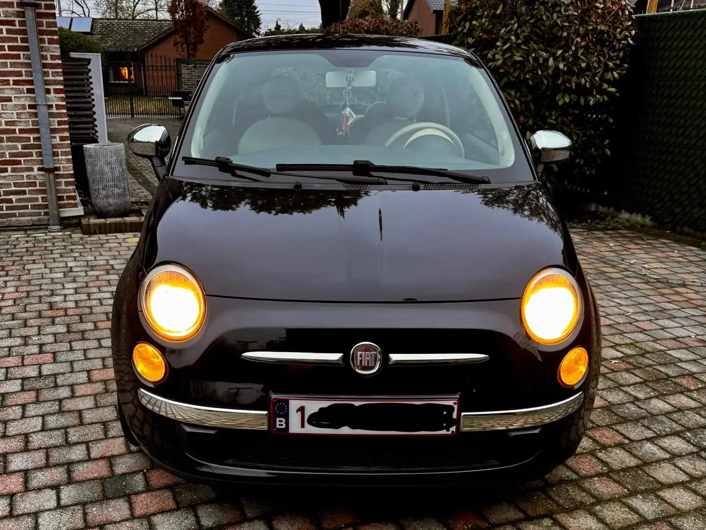 Fiat 500 500 1.3 Multijet 16V DPF Pop Zwart - 2