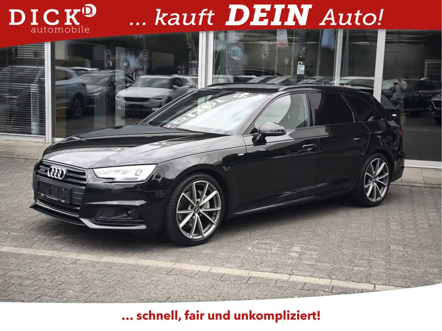 Audi A4 Quat 2X S Line PANO+MATRIX+VIRTU+NAVI+KAM+SHZ Black - 1