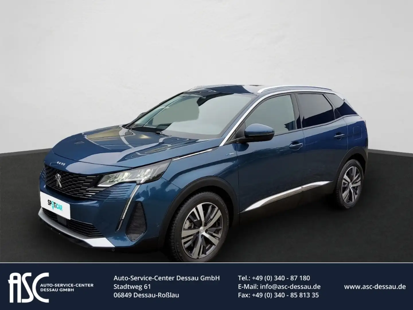 Peugeot 3008 Allure Pack/LED/Navi/Kamera/Sitzh/el.Heckkl./AZVab Blau - 1