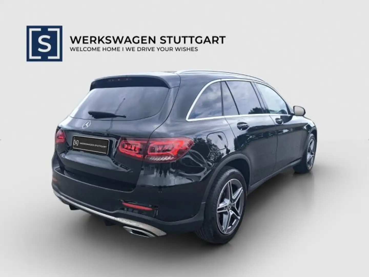 Mercedes-Benz GLC 200 GLC 200 4M AMG Distr AHK HUD Memo Kam automHeck Schwarz - 2