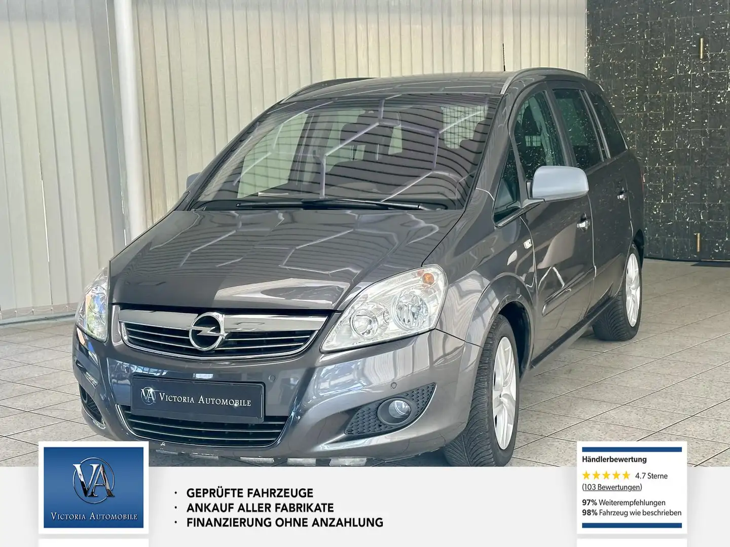 Opel Zafira B 1 Hand. 7 Sitzer. Spez. ausgestattet mit Gehbehi Grau - 1
