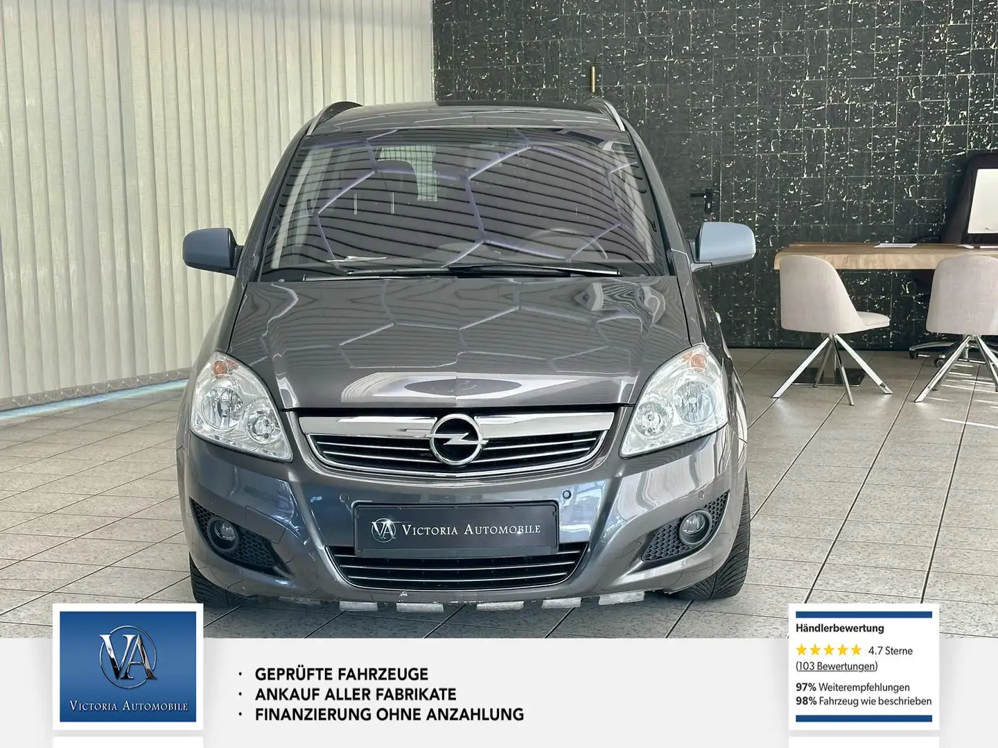 Opel Zafira B 1 Hand. 7 Sitzer. Spez. ausgestattet mit Gehbehi Grau - 2