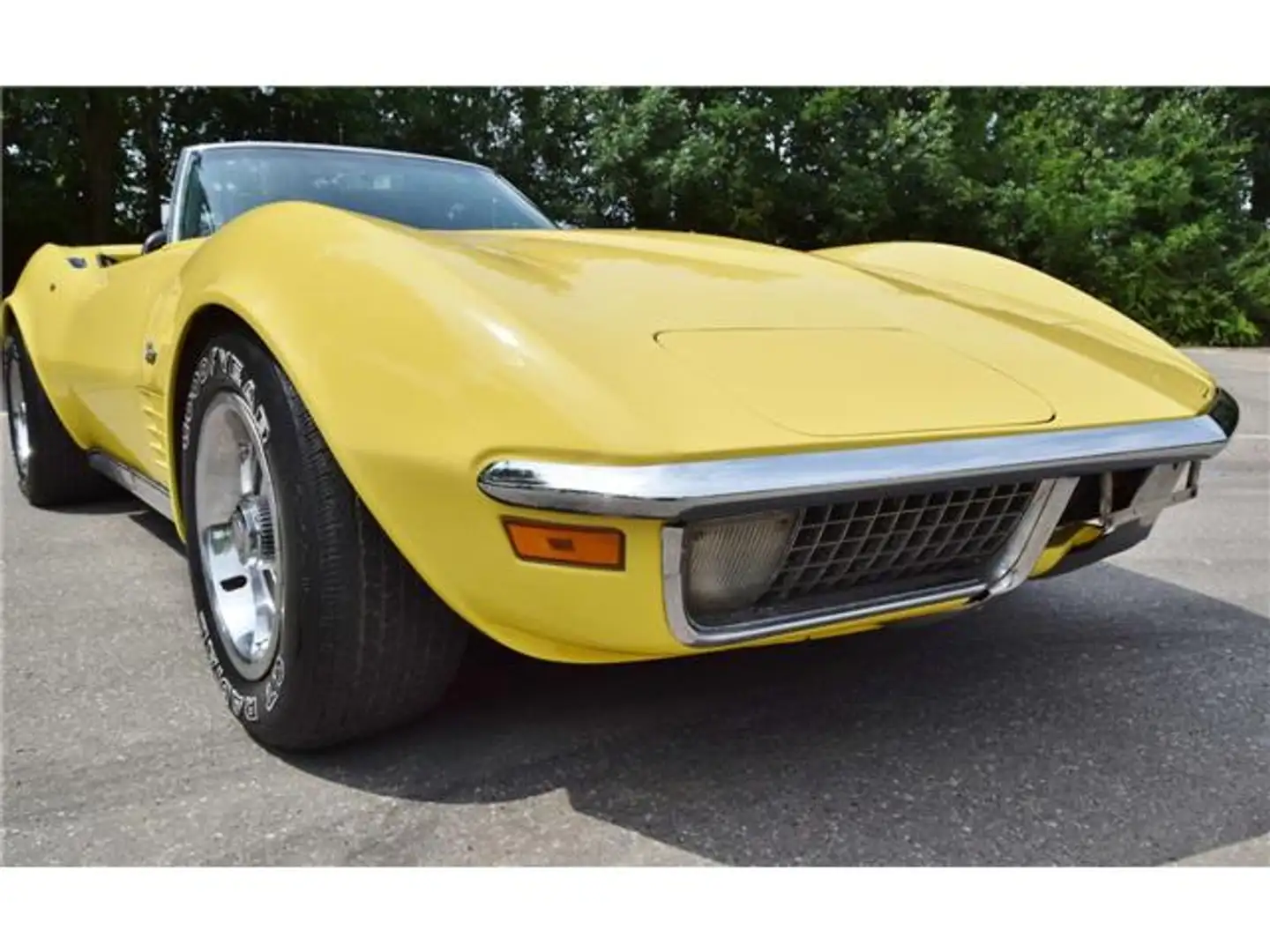 Chevrolet Corvette C3 Cabrio (1970) daytona yellow 300pk+orig hardtop Жовтий - 1