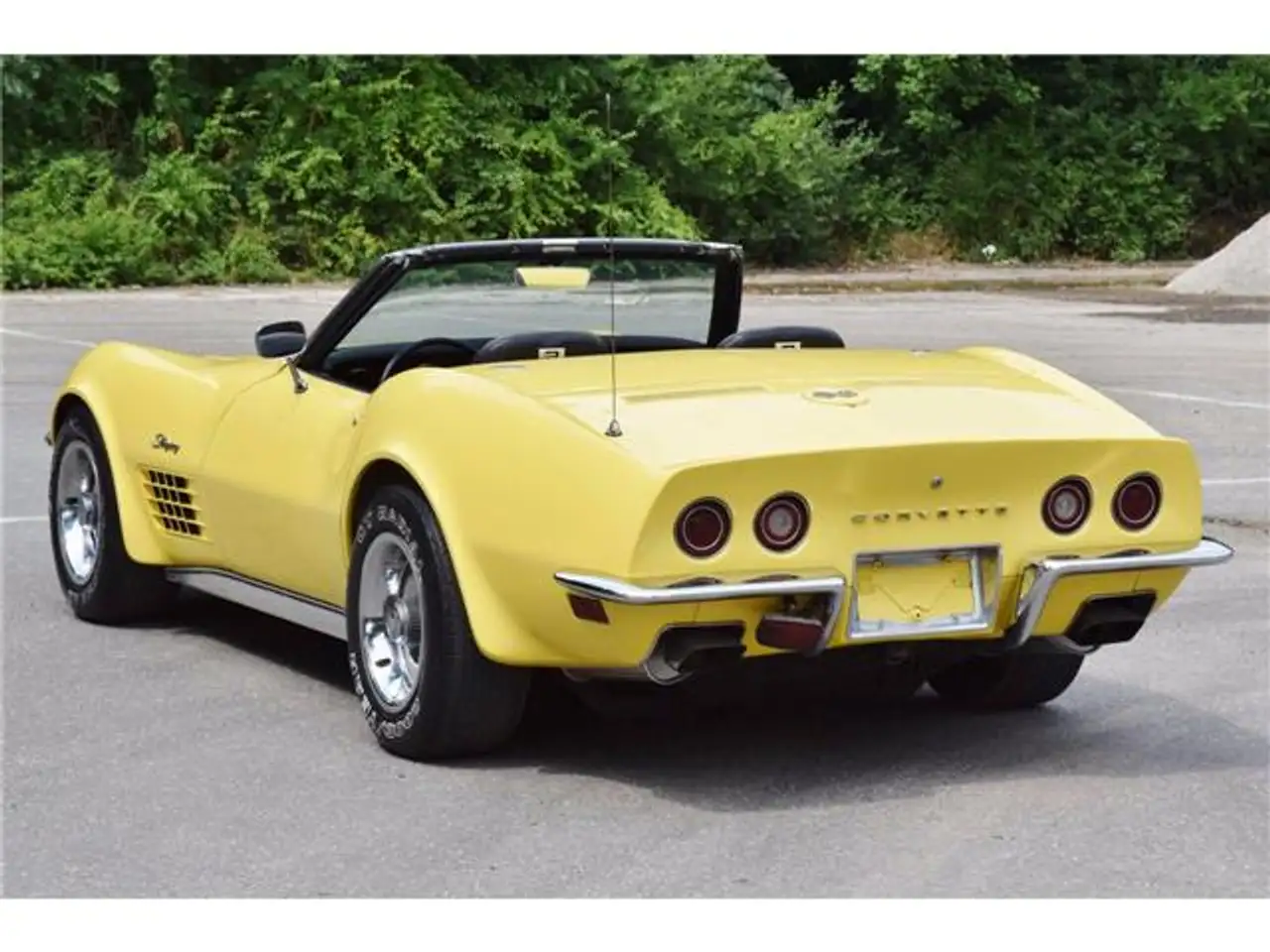 Chevrolet Corvette C3 Cabrio (1970) daytona yellow 300pk+orig hardtop, foto 4