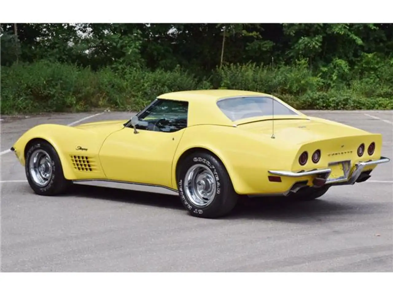 Chevrolet Corvette C3 Cabrio (1970) daytona yellow 300pk+orig hardtop, foto 12