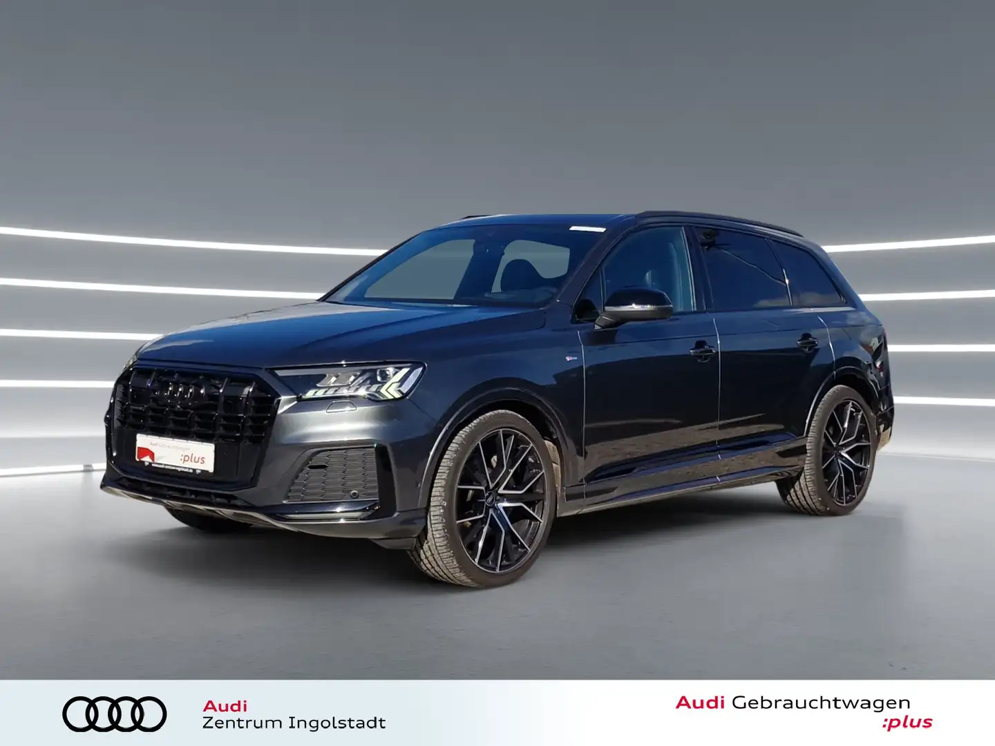 Audi Q7 50 TDI qu 3x S line MATRIX Pano STHZG AHK 22" Grau - 2