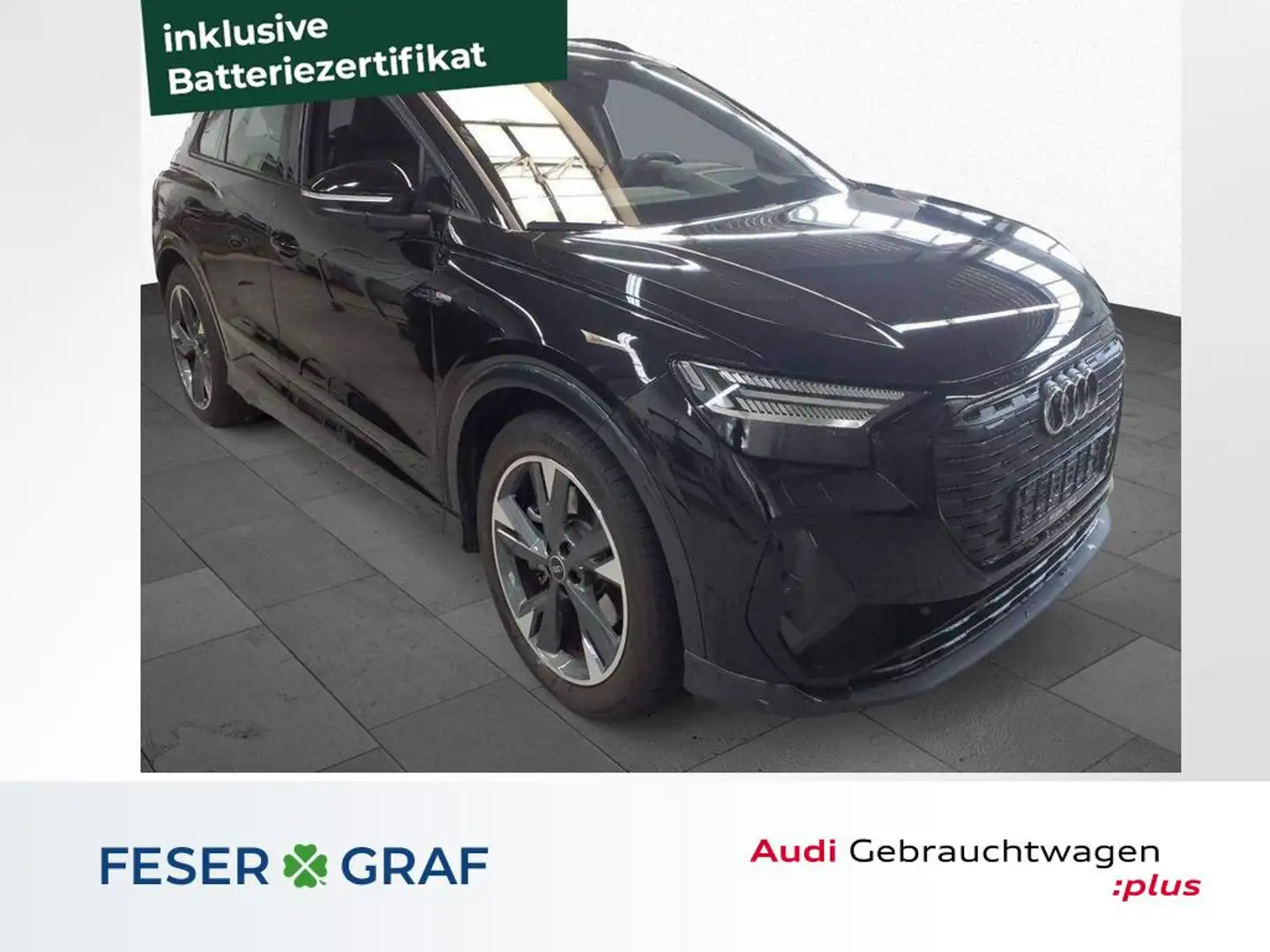 Audi Q4 e-tron 40 e-tron +Interieur S line+ACC+Matrxi+RFK Noir - 1