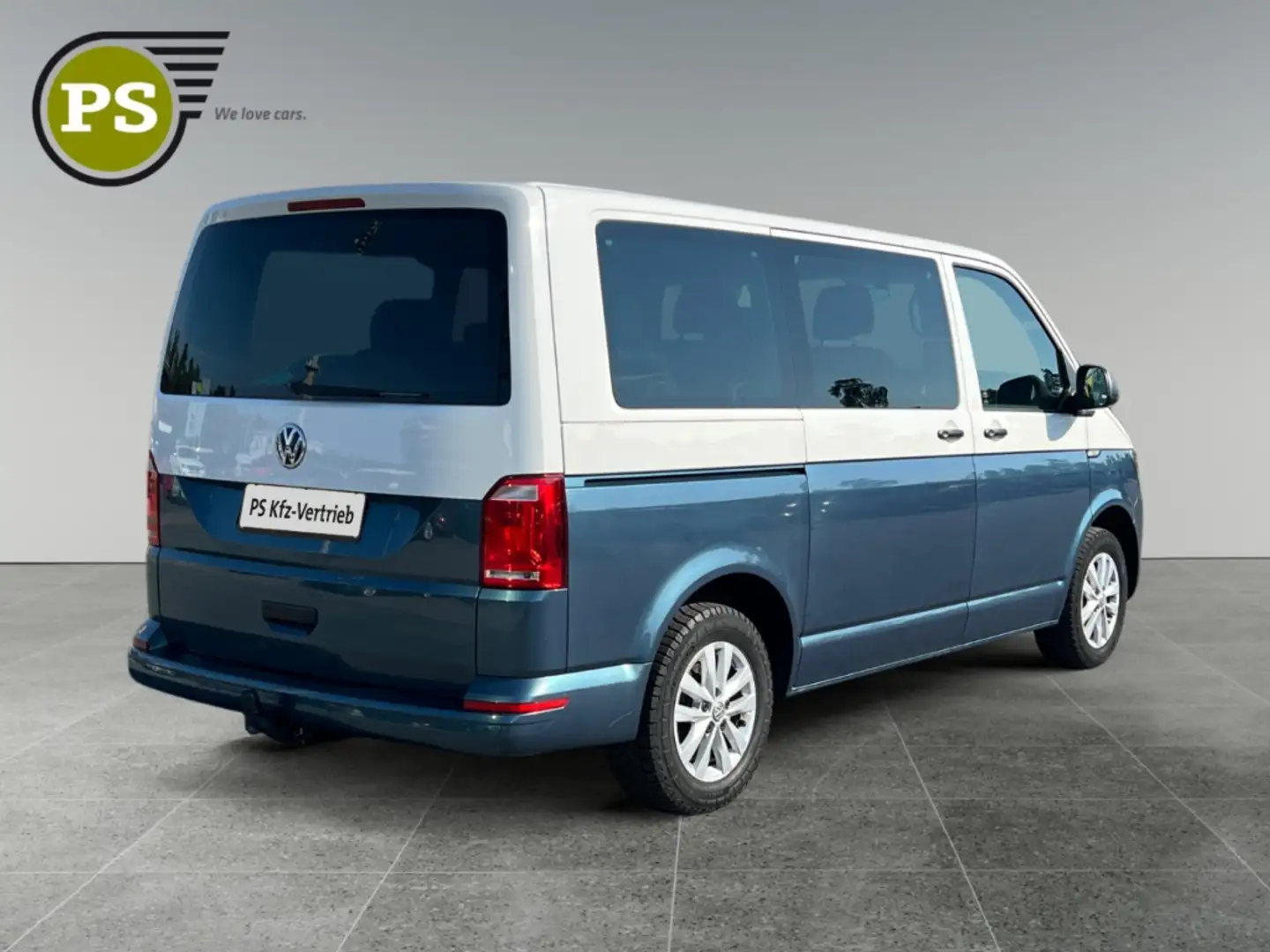 Volkswagen T6 Multivan Bus 2.0 TDI AHK- Navi 3-Zonen-Klima Weiß - 2