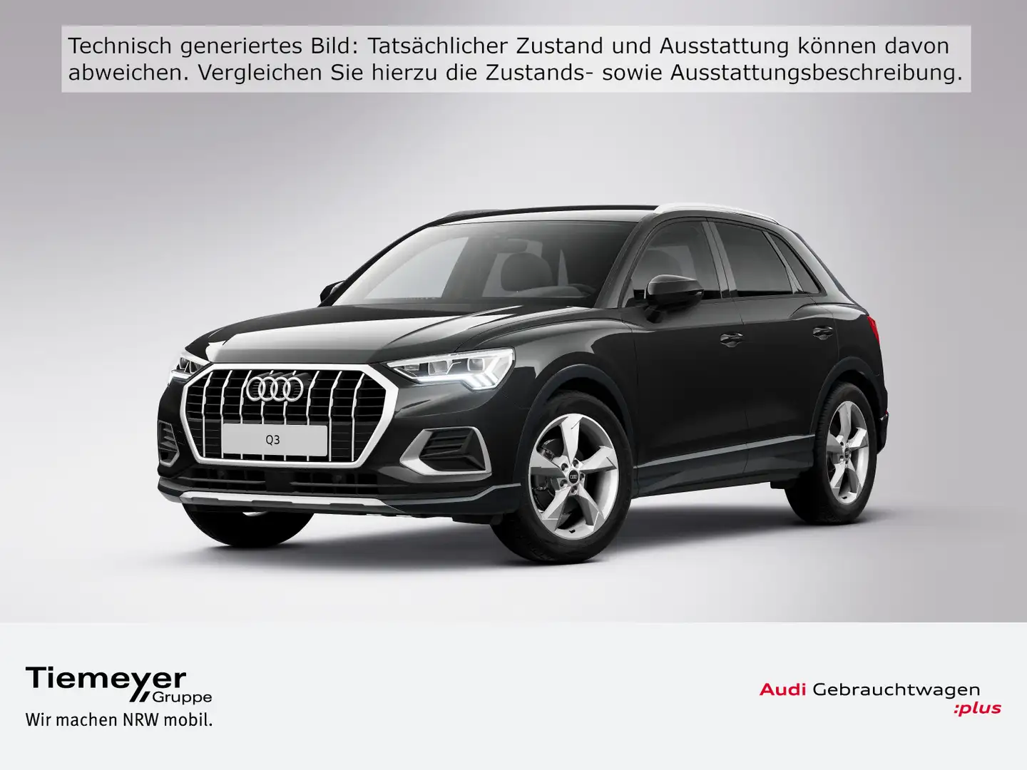 Audi Q3 35 TFSI S LINE LED NAVI AHK ASSIST Schwarz - 1