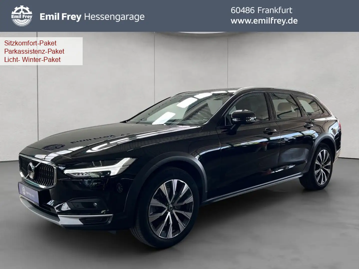 Volvo V90 Cross Country B5 AWD PRO Glasd HeadUpDisplay Schwarz - 1
