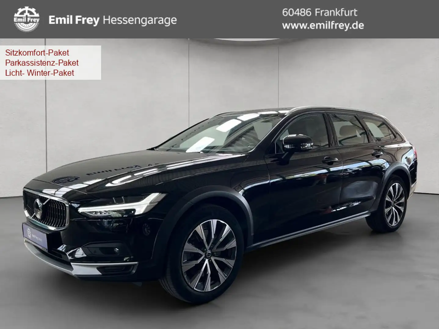Volvo V90 Cross Country B5 AWD PRO Glasd HeadUpDisplay Negro - 1