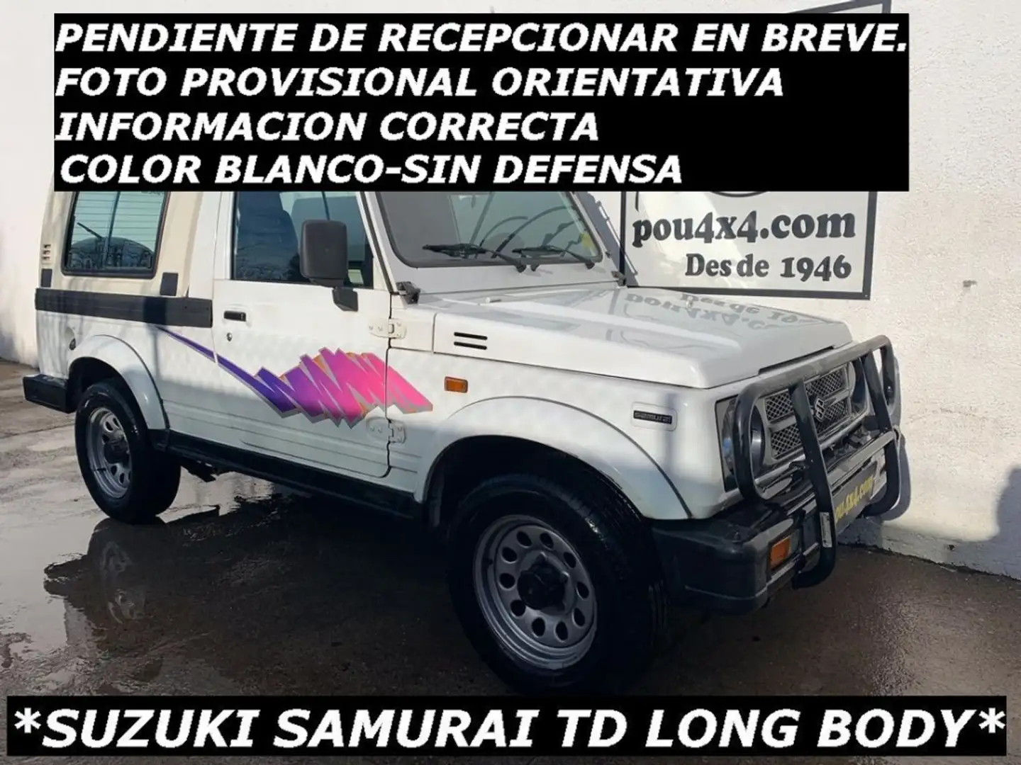 Suzuki Samurai Samur. 1.9D Long Body Hard Top Lujo Bílá - 1