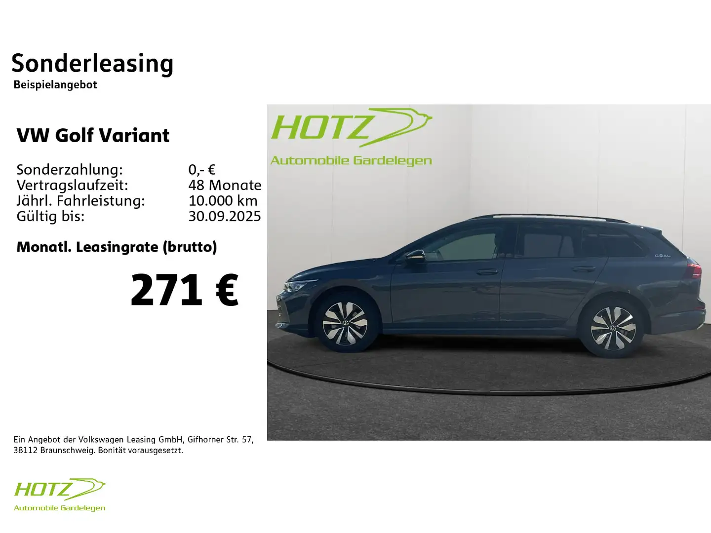 Volkswagen Golf Variant Golf VIII Variant 1.5 TSI Goal LED+/AHK/REAR Grijs - 2