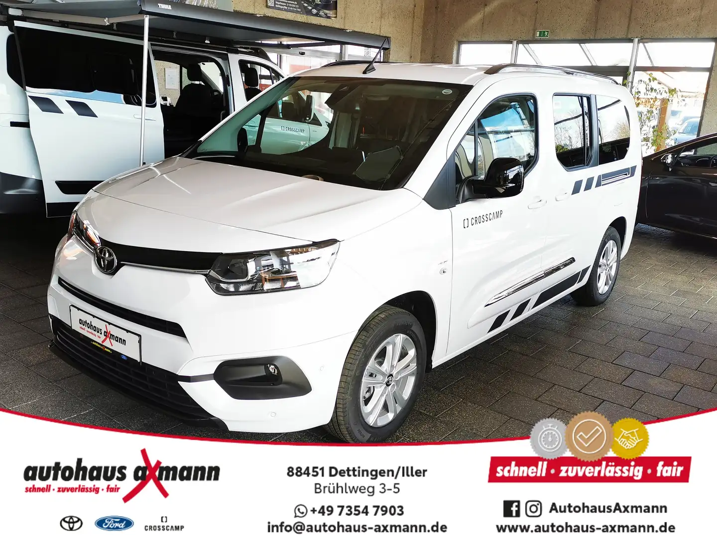 Toyota Proace City Crosscamp * Autom. * 360°Kamera * Navi * sofort bijela - 1