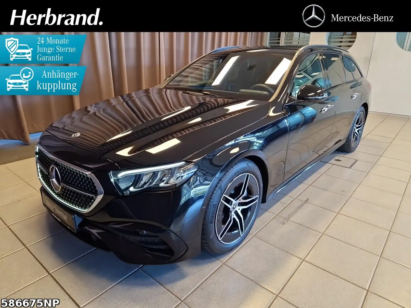 Mercedes-Benz E 300 e T AMG  Pano AHK Night Distronic KeylessG Schwarz - 1