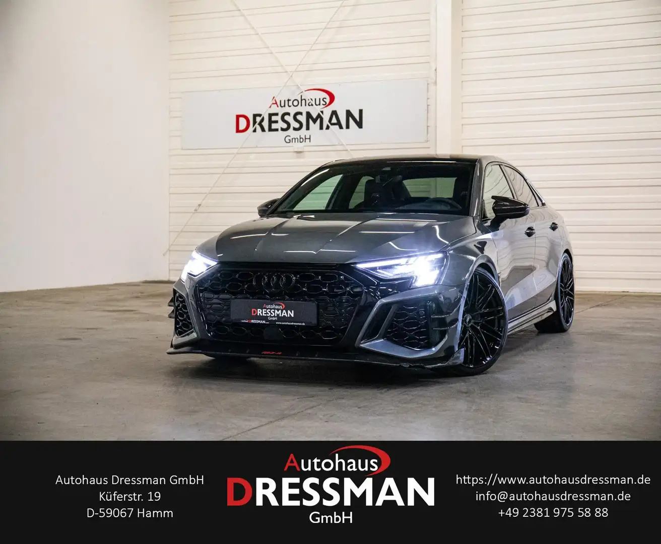 Audi RS3 Limousine MATRIX B&O HuD CARBON ABT RS3-R Grau - 1