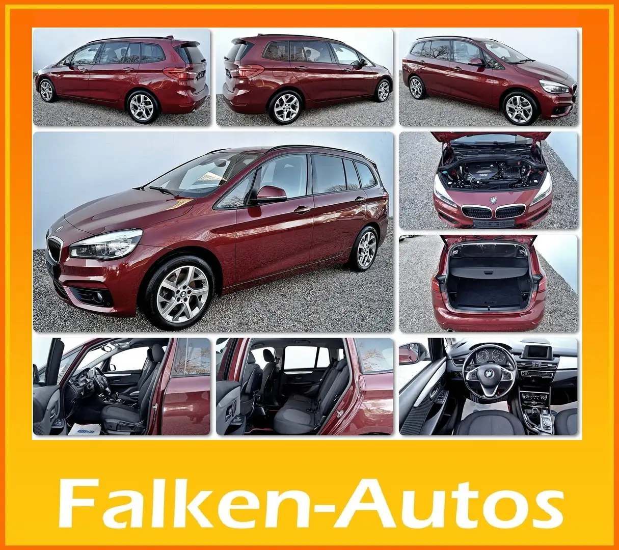 BMW 218 218 i -SUPER EXTRAS & ZUSTAND- *AUCH MIT GARANTIE* Rot - 1