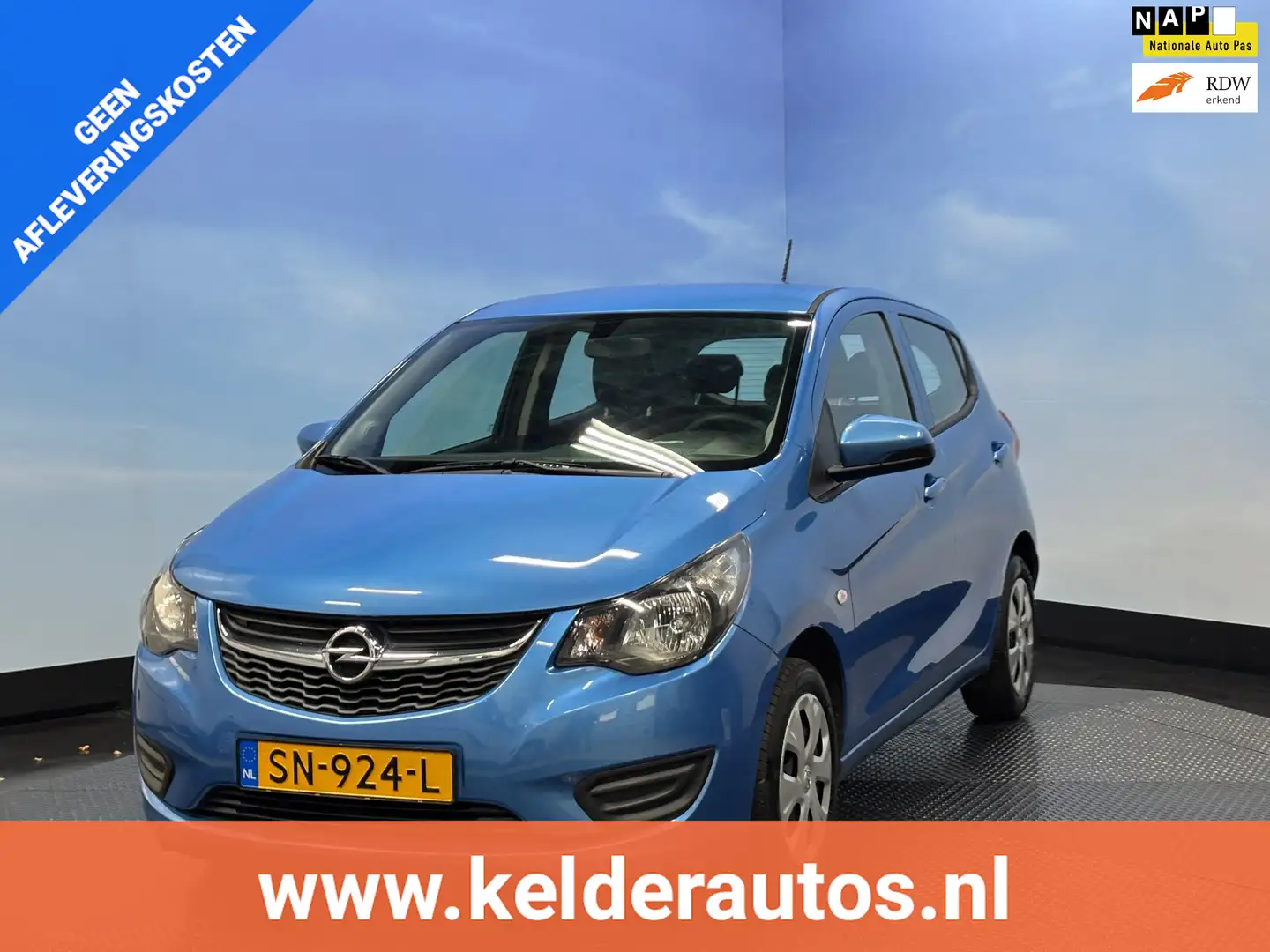 Opel Karl 1.0 ecoFLEX Edition Airco | Cruise | 5 deurs Blauw - 1
