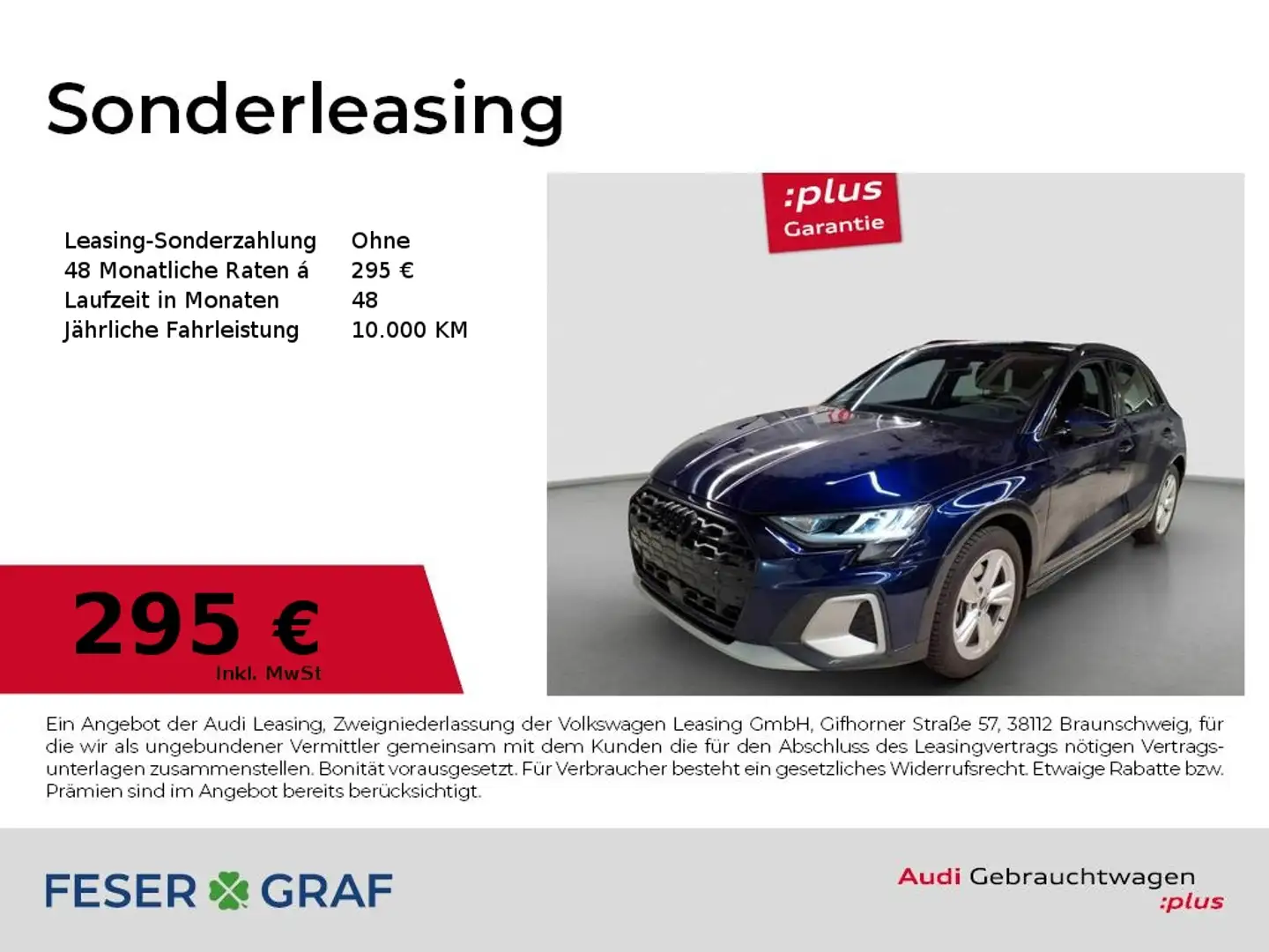 Audi A3 allstreet 35TFSI S tronic LED/Navi+/Virtual+/Sound Blau - 1