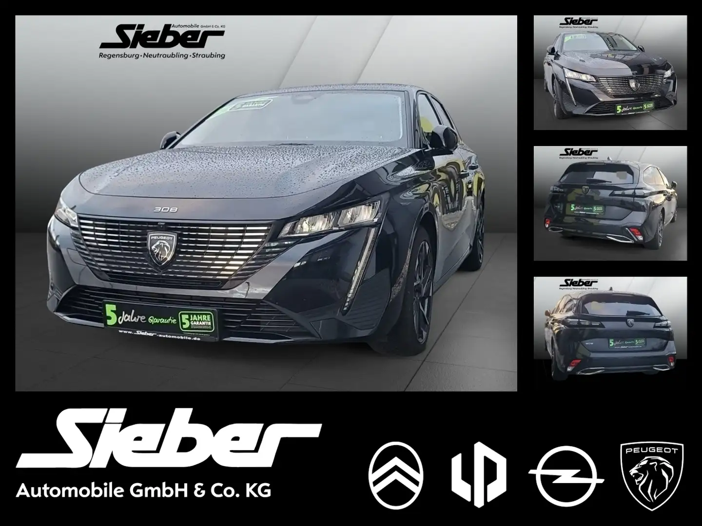 Peugeot 308 SW 1.2 PureTech 130 Allure Pack *360Kamera* Zwart - 1