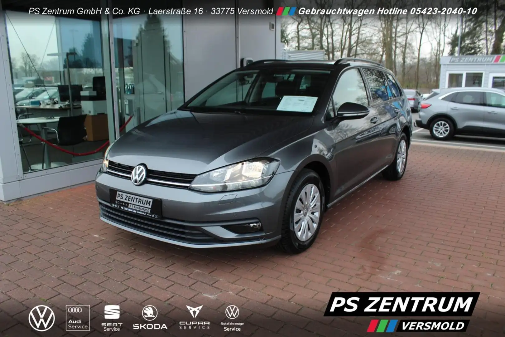 Volkswagen Golf Variant Golf VII Variant 1.0 TSI Naviapp PDC BT Bluetooth Grigio - 1