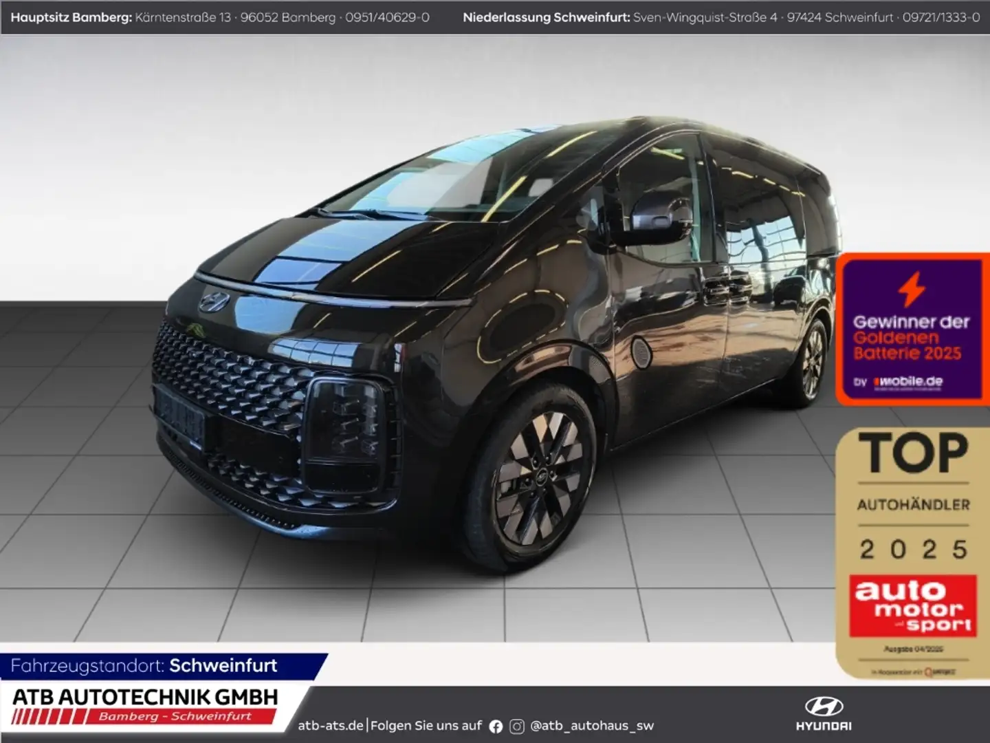 Hyundai STARIA Signature 7-Sitzer 2.2 CRDi 7-Sitzer AHK Panorama Braun - 1