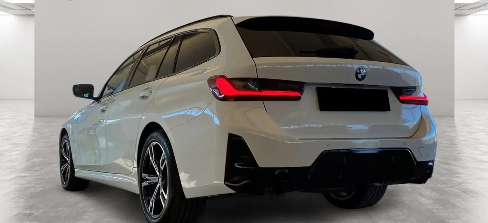 BMW 318 D TOURING M SPORT SHADOW LINE BLACK KEYLESS Bianco - 2