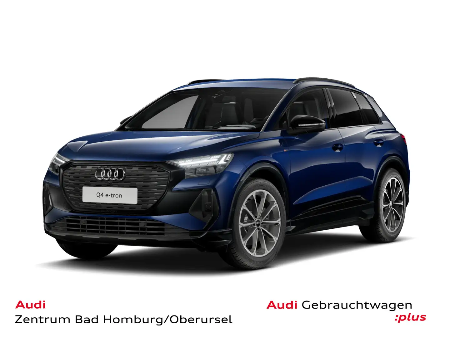 Audi Q4 e-tron 55 quattro S line*Navi*Matrix*Alu*AHK* Blau - 1