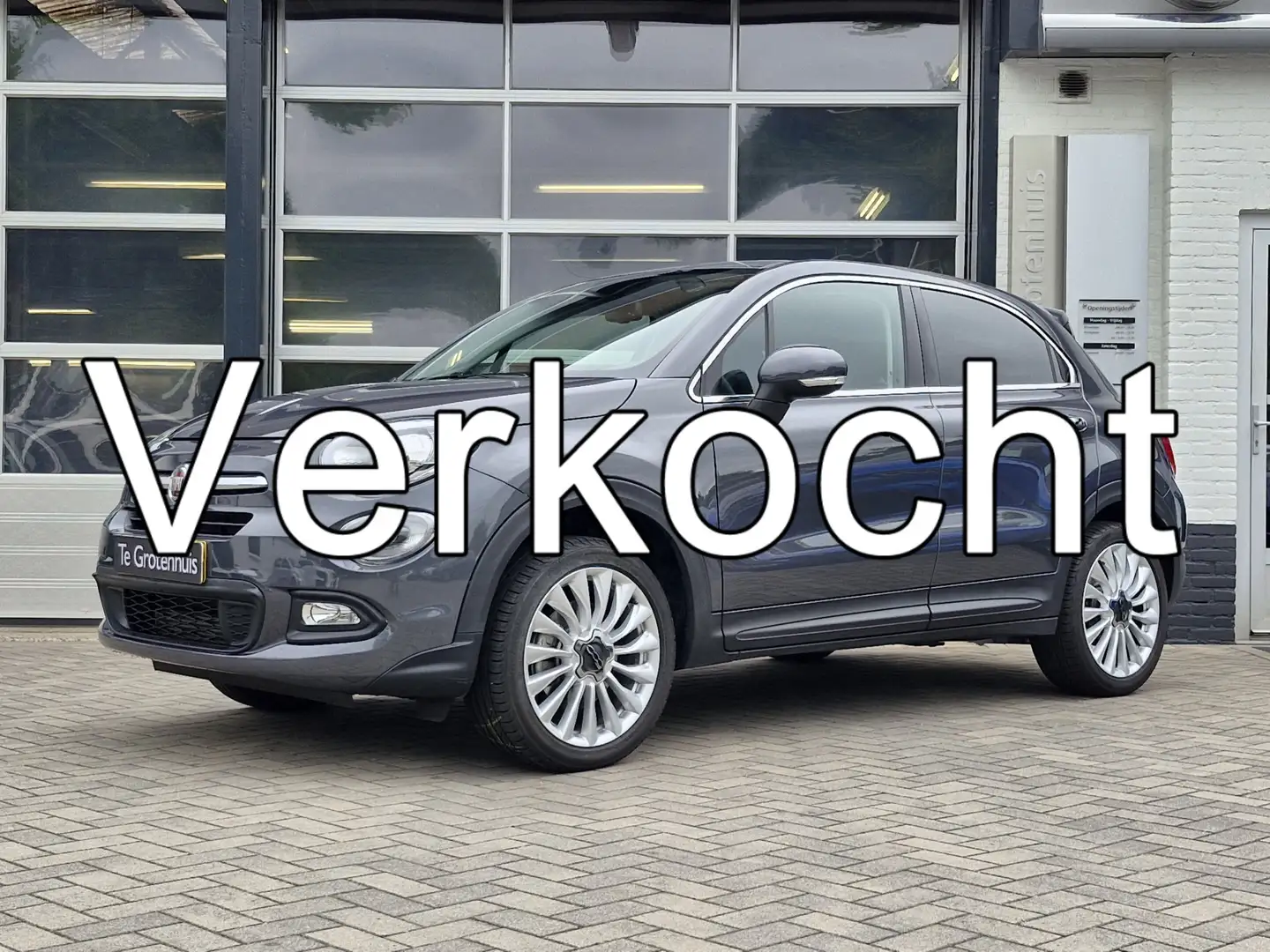 Fiat 500X Lounge 1.4 Turbo AUTOMAAT Gris - 1