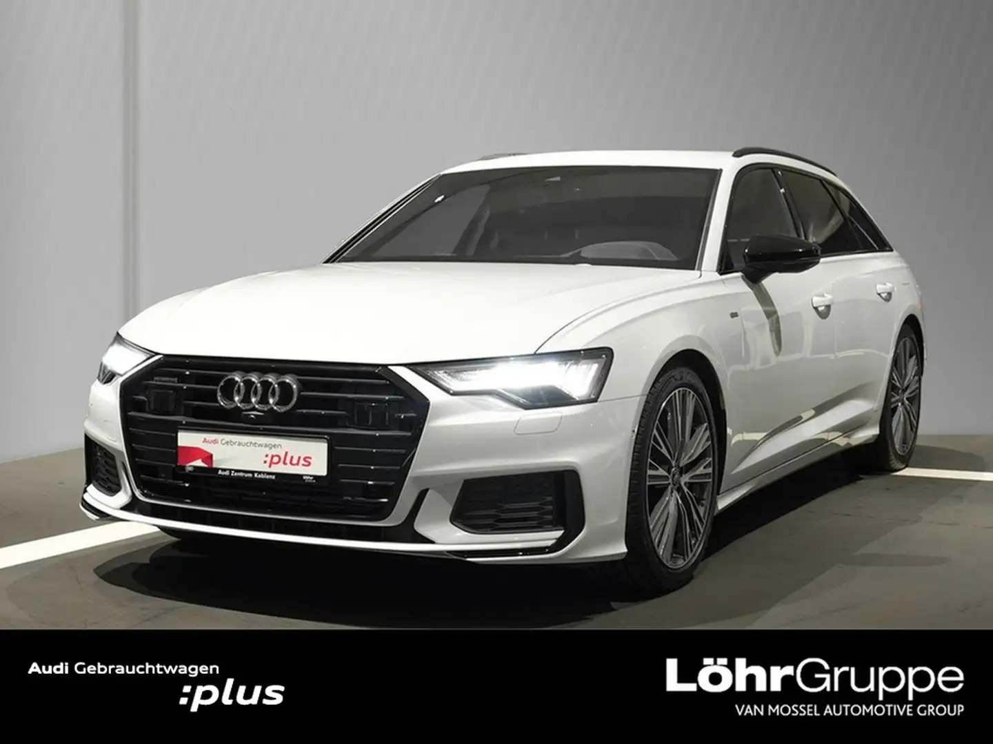 Audi A6 Avant 55 TFSIe S line Matrix AHK B&O Head-up Weiß - 1