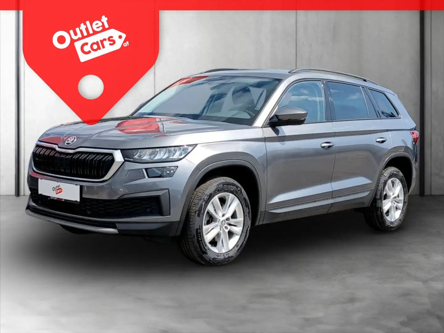 Skoda Kodiaq 2.0 TDI DSG Ambition LED+LEDER+NAVI+LM Grau - 1