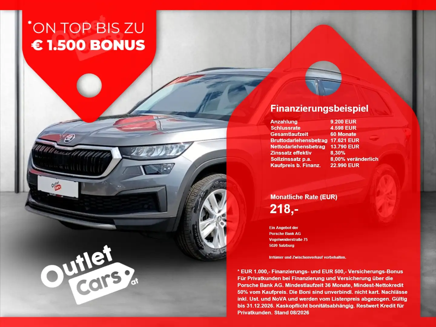 Skoda Kodiaq 2.0 TDI DSG Ambition LED+LEDER+NAVI+LM Grau - 1