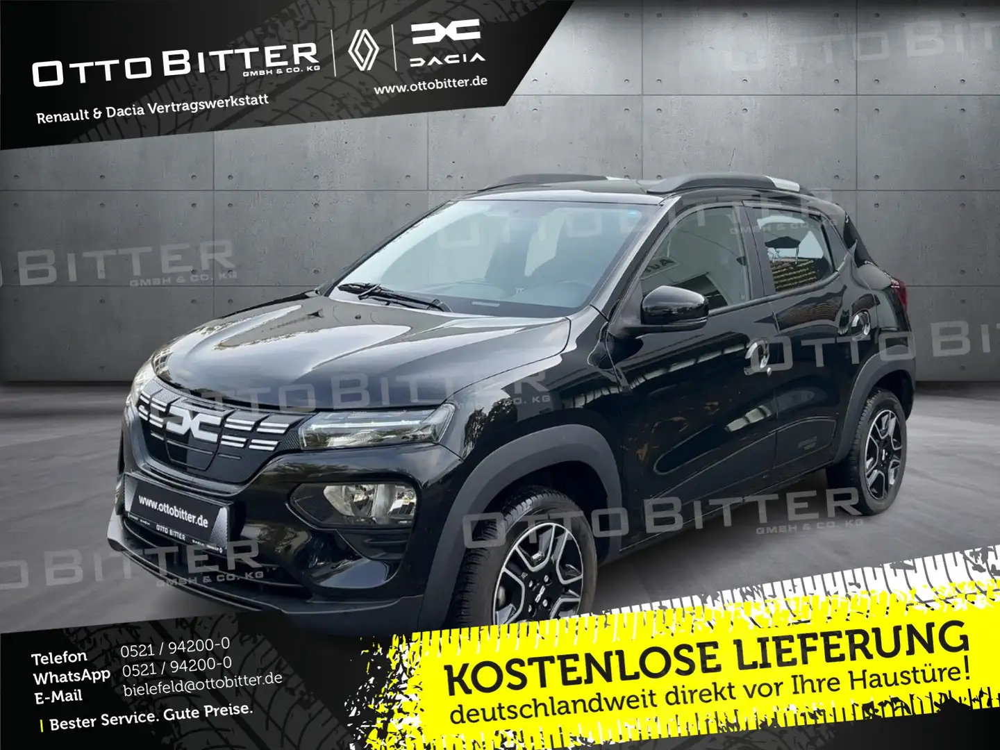 Dacia Spring Essential KLIMA/KAMERA/NAVI Noir - 1