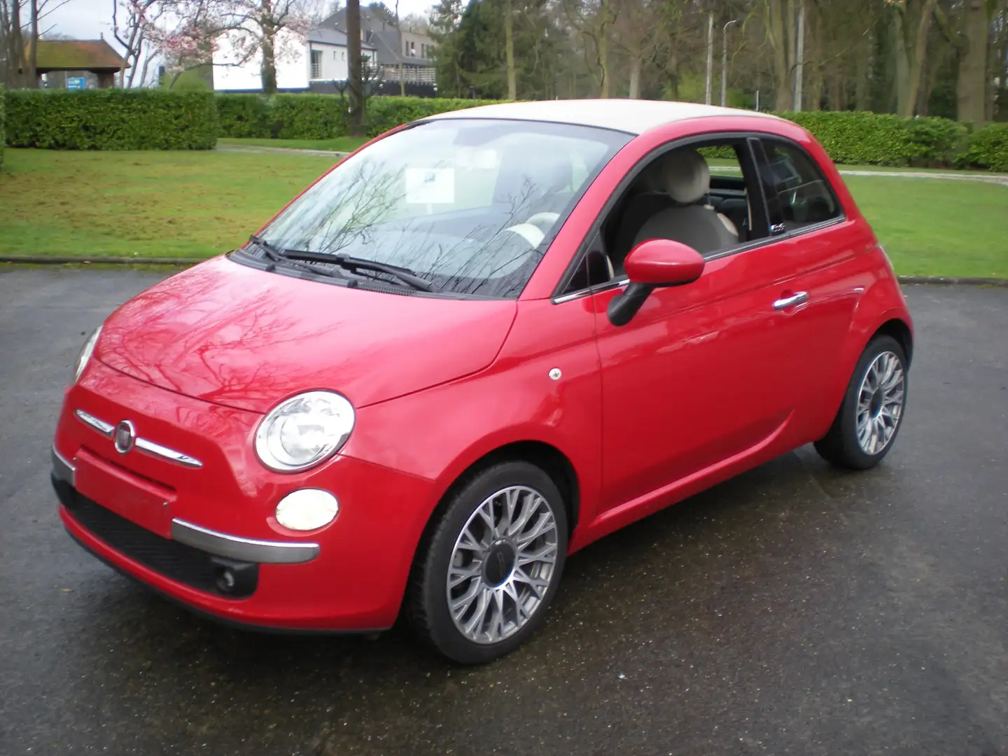 Fiat 500C CABRIO  1.2i Lounge Rouge - 1