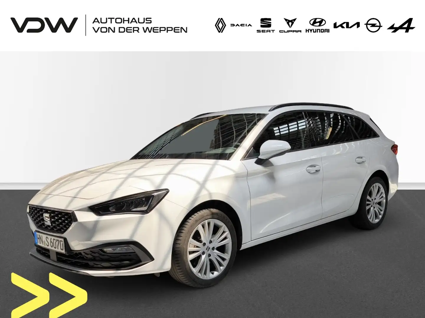 SEAT Leon ST Style TDI DSG Klima Einparkhilfe Sitzheizung Weiß - 1