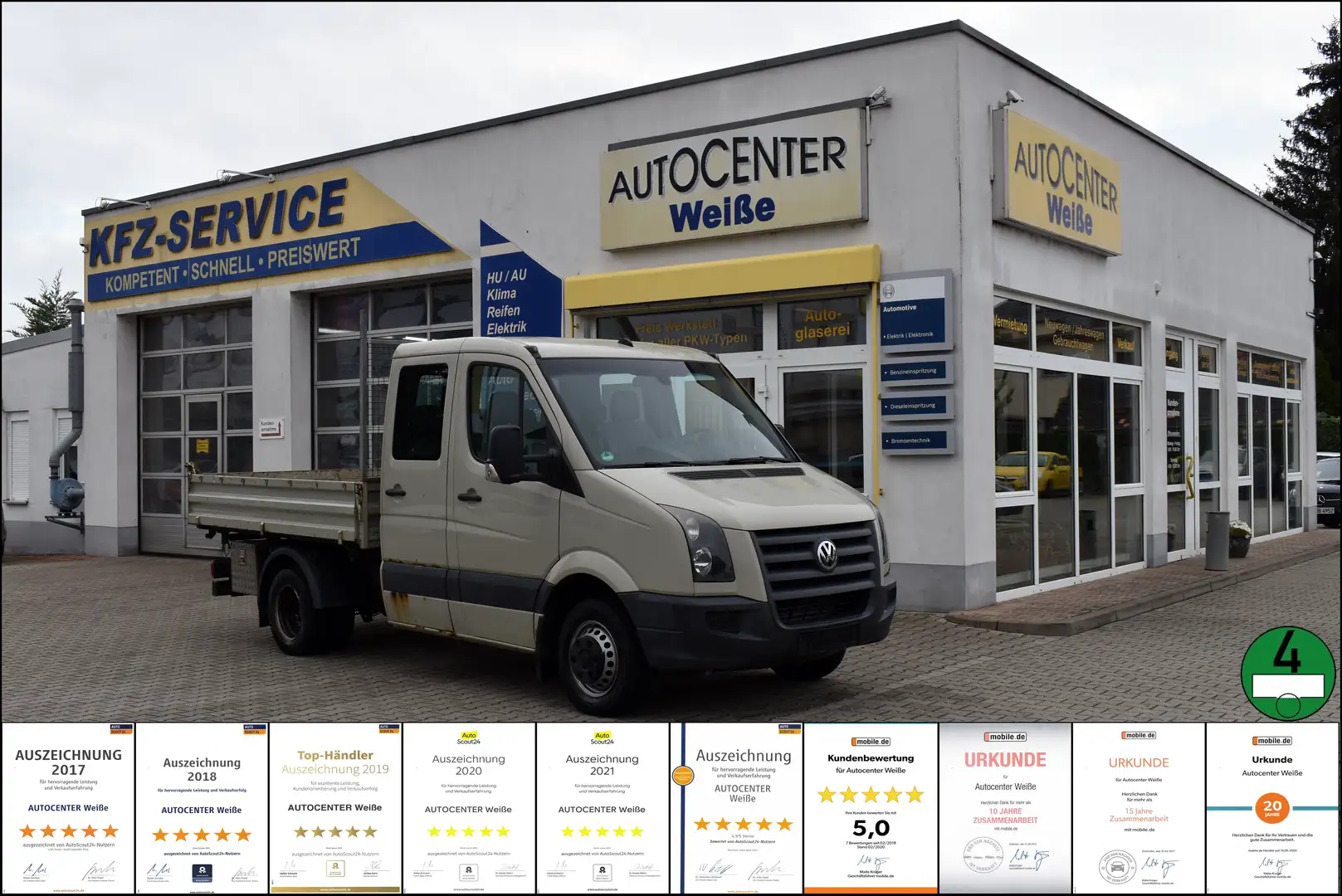 Volkswagen Crafter 50 mittel L2 Doppelkabine Gris - 1