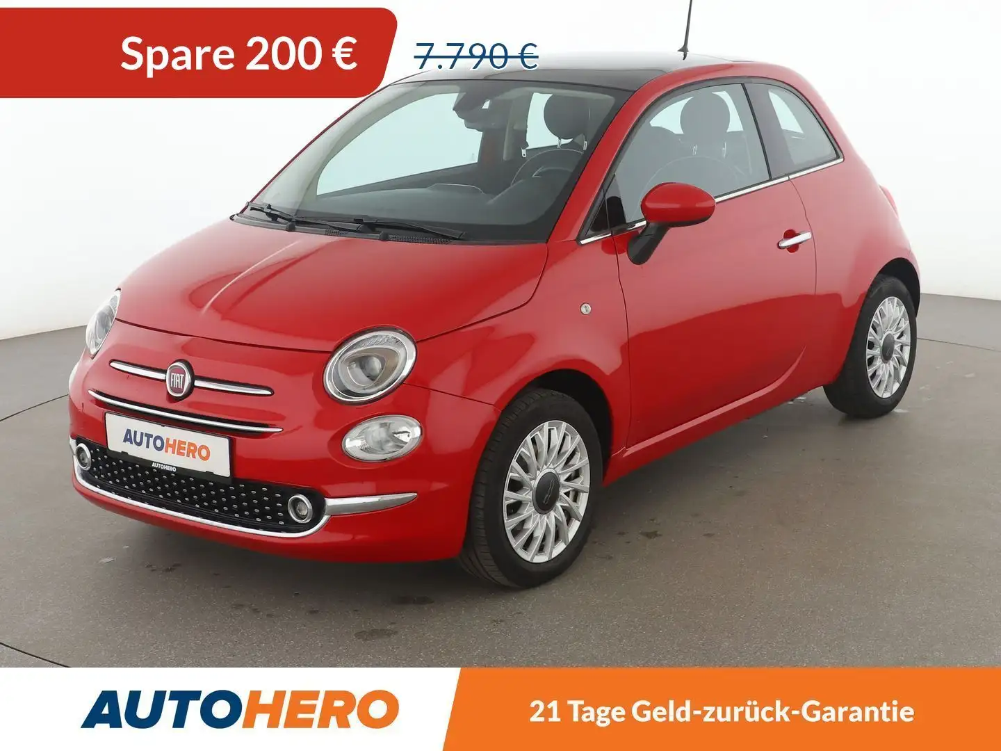 Fiat 500 1.2 Lounge*PDC*PANO*KLIMA*GARANTIE* Rot - 1
