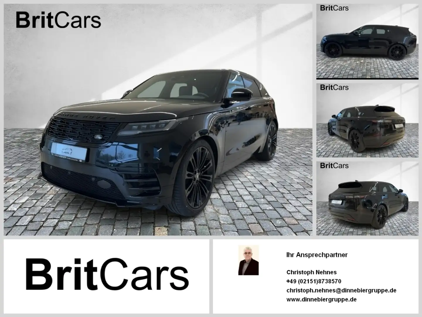 Land Rover Range Rover Velar D300 Dynamic HSE Luft HUD 360 Schwarz - 1