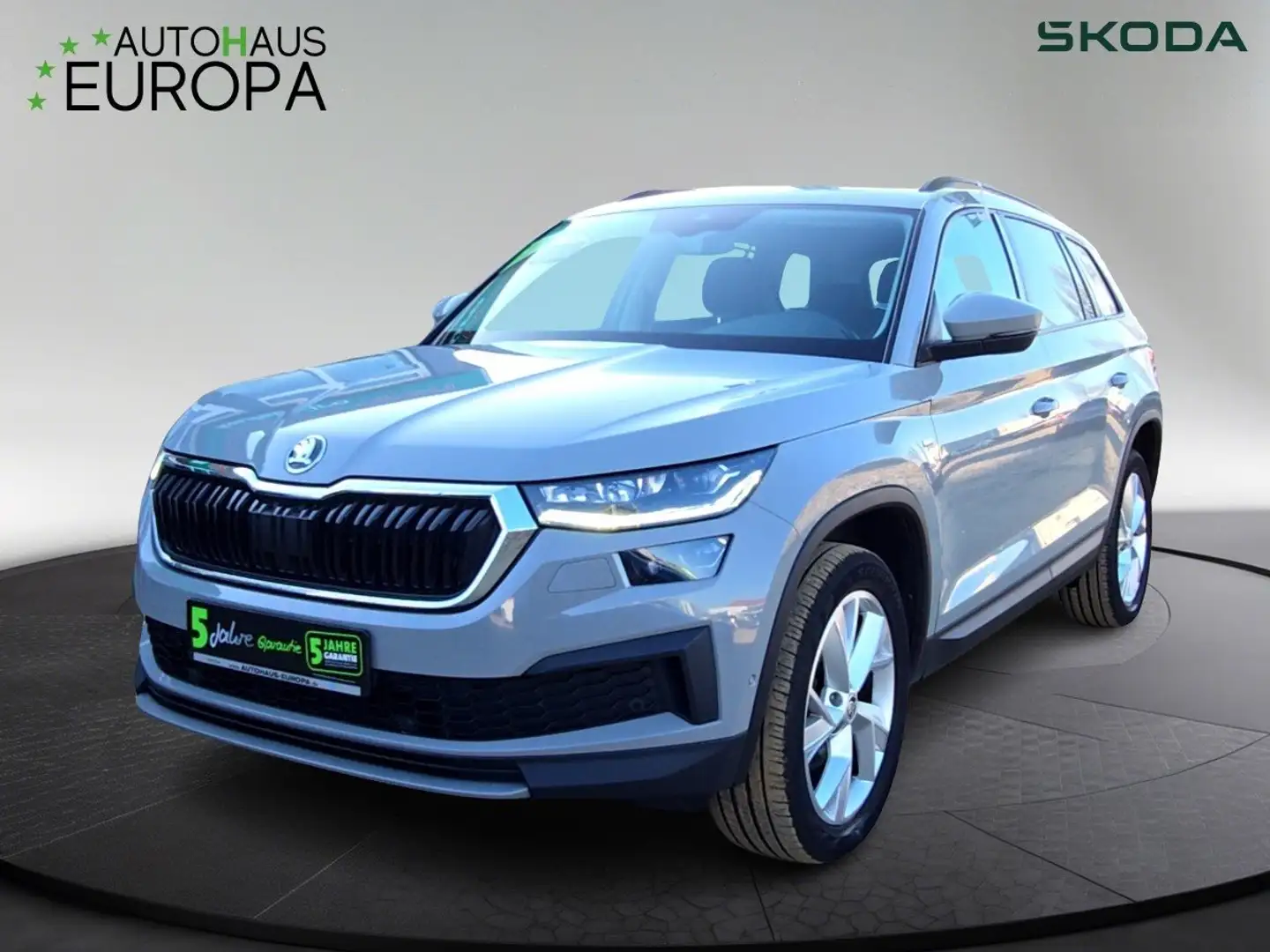Skoda Kodiaq 1.5 TSI DSG ACT Clever ACC Navi Kam Matrix 4xSHZ L Grau - 1