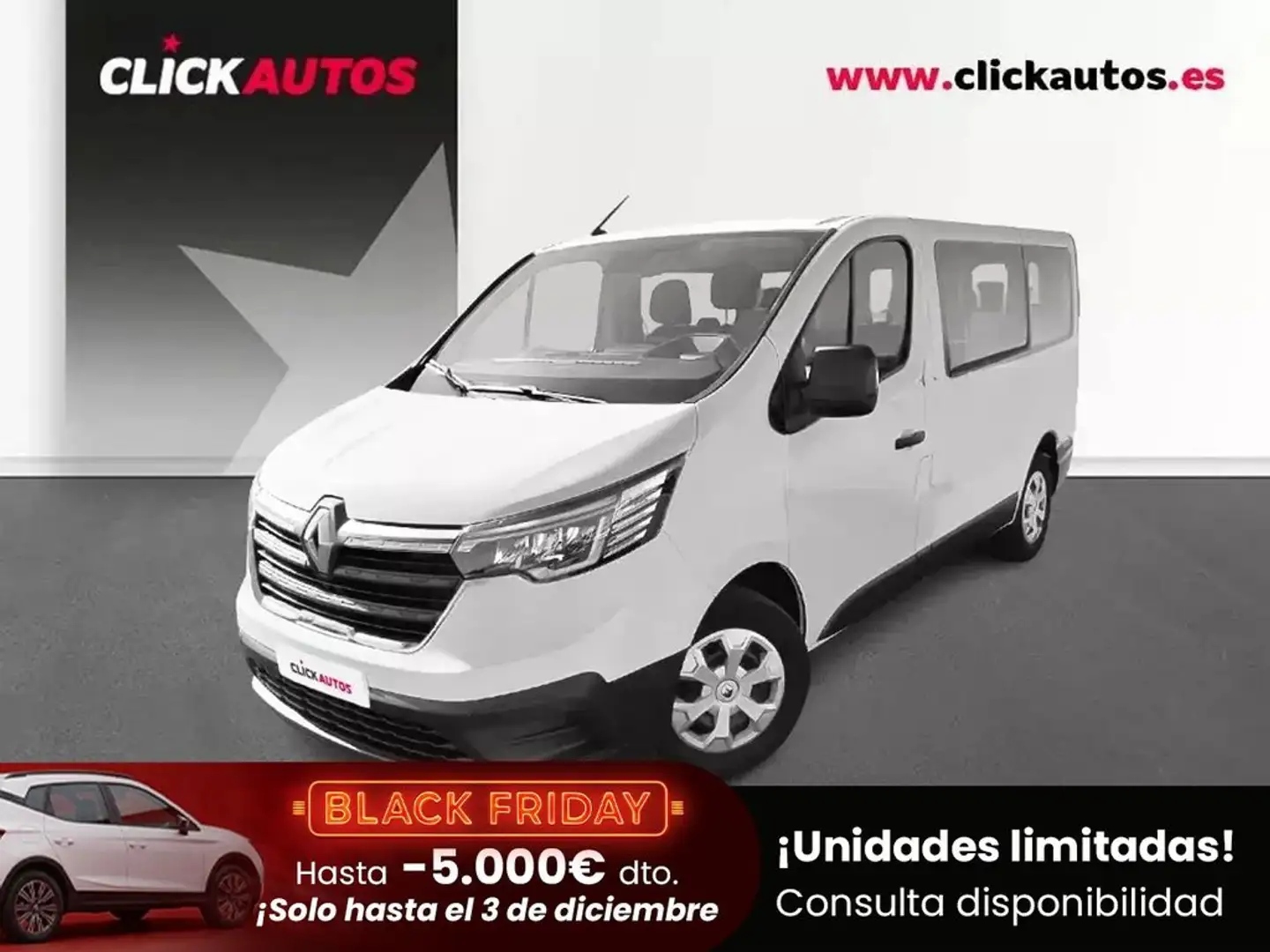 Renault Trafic 2.0 DCI 150CV Combi Authentic Energy Blue 9Plazas Blanco - 1