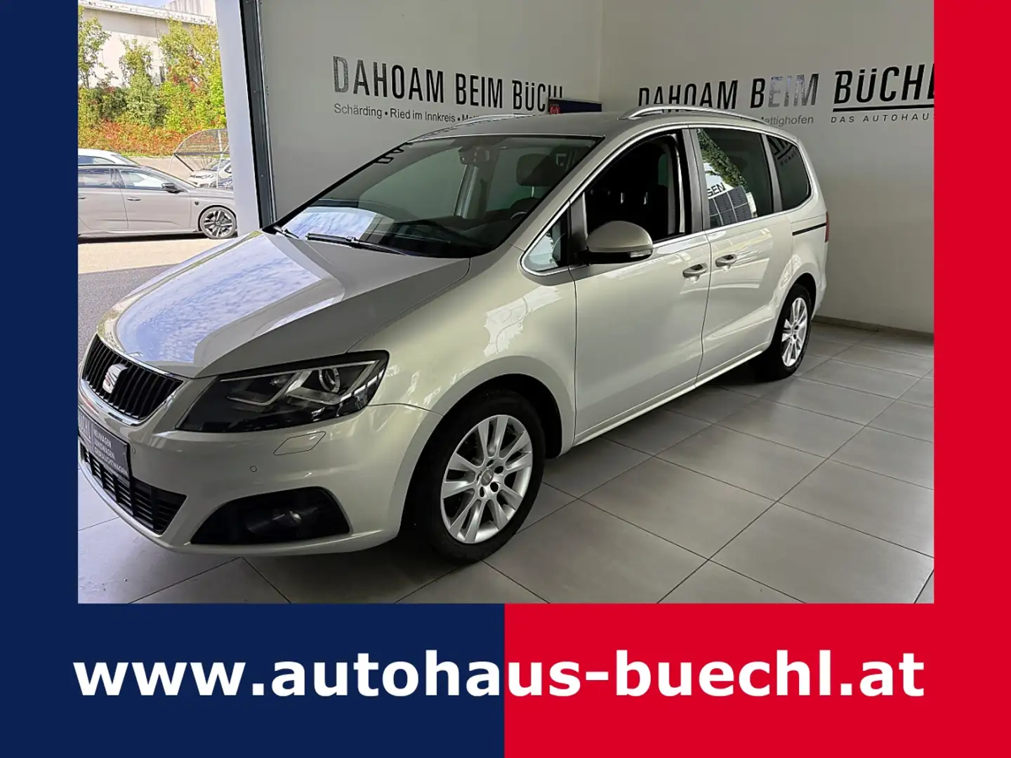 SEAT Alhambra Style 2,0 TDI CR DPF Silber - 1