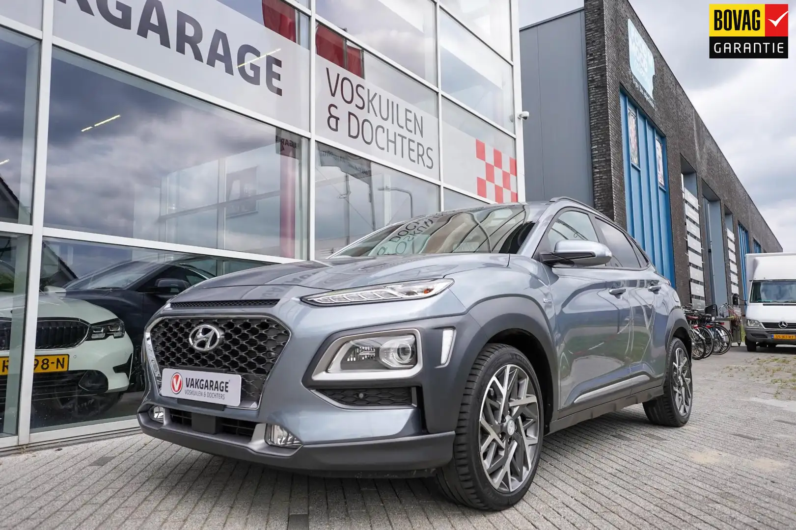 Hyundai KONA 1.6 GDI HEV Premium Exellence |Camera | Leder Grijs - 1