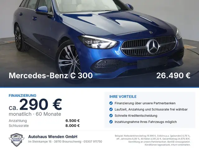Mercedes-Benz C 300 d T 9G Tronic Avantgarde Leder/Distronic/H