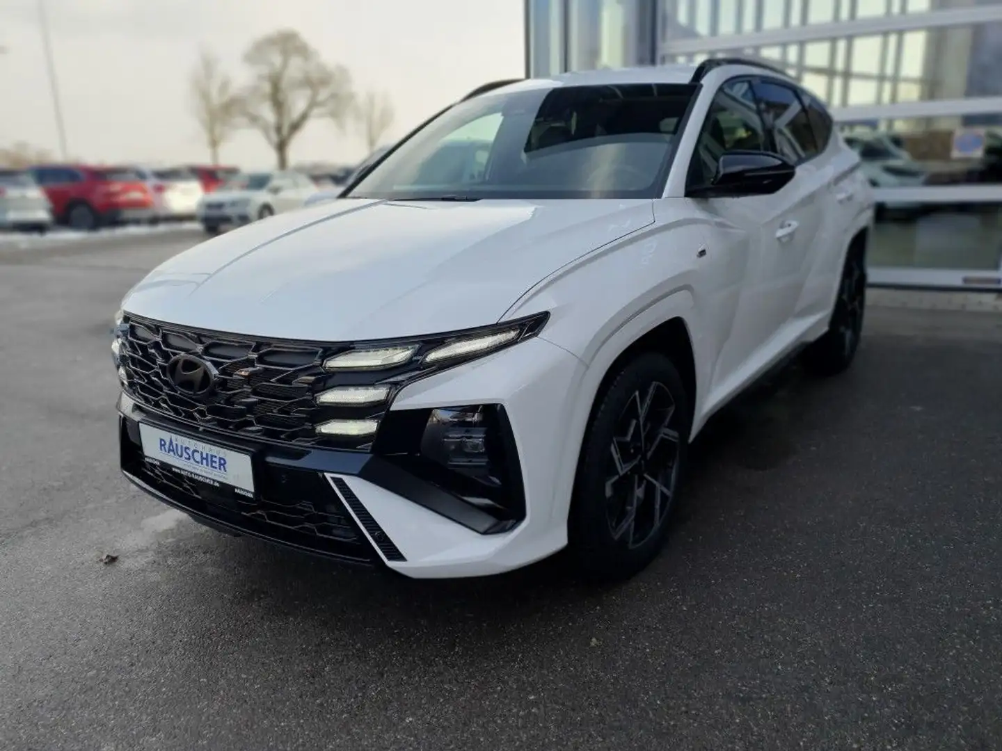 Hyundai TUCSON 1.6 T-GDi 4WD DCT N Line (NX4e) Weiß - 1