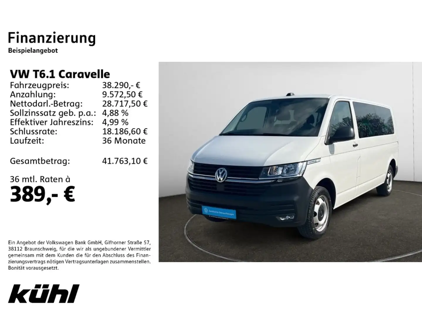 Volkswagen T6.1 Caravelle 2.0 TDI DSG 9. Sitzer LR Trendlin Weiß - 2