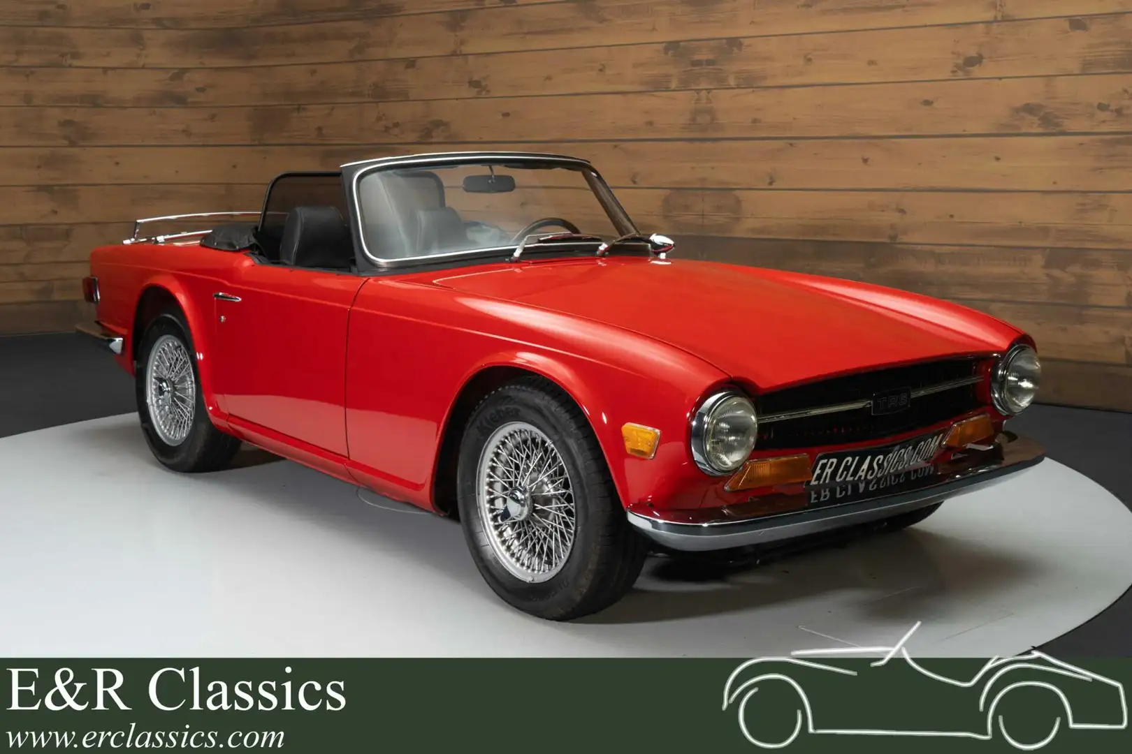 Triumph TR6 | Gerestaureerd | Hard top | Goede staat | 1971 Rojo - 1
