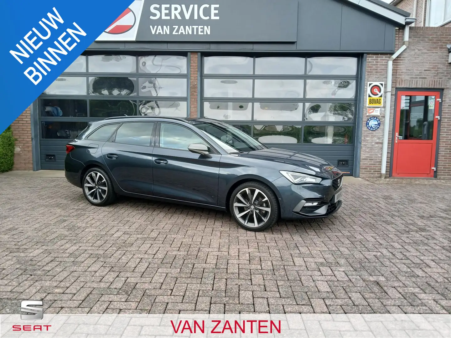 SEAT Leon Sportstourer 1.5 eTSI FR Business Intense DSG-7 + Gris - 1