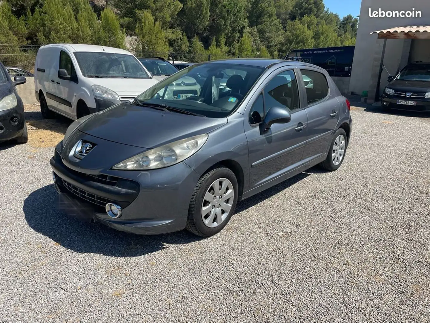 Peugeot 207 1.4 vti 95 ch navteq Gris - 1